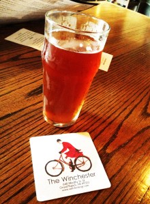 The man in the red suit and a pint.